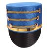 Hat-nutcrackers Marching Band Hat Gold Trim Strips Soldier Top Cap  Performance