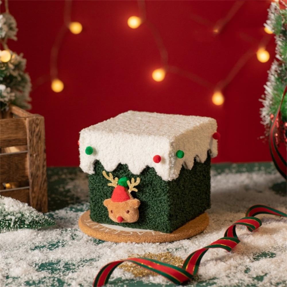 Handmade Christmas Gift Boxes DIY Sturdy Thickened Decorative Apple Boxes High End Reusable Candy Packaging Boxes Party Favor