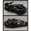 Modellino Auto Sportiva in Lega Lykan Hypersport Scala 1/24 Metallo Pressofuso Veicolo da Corsa Modellino Auto Suono e Luci Simulate Giocattolo per Bambini Regalo