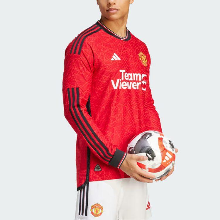 Adidas Manchester United 23/24 Long Sleeve Home Authentic Jersey IP1728