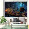 2D Plane, 2D Banner, 1 Charming Witch Pharmacy Background - with Cruciblezyc