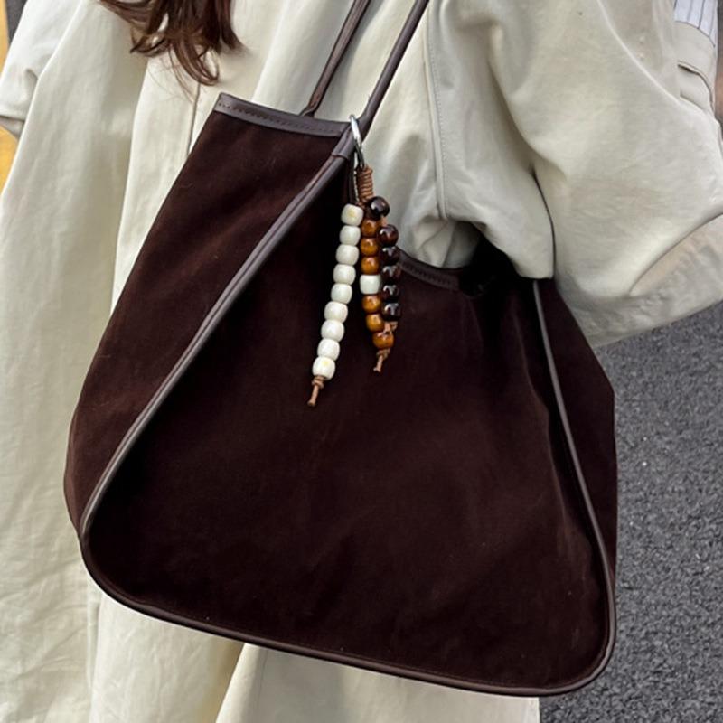 Autumn New Retro Fashion Textured Bag Women's Casual Shoulder Bag Commuter Messenger Tote Bag