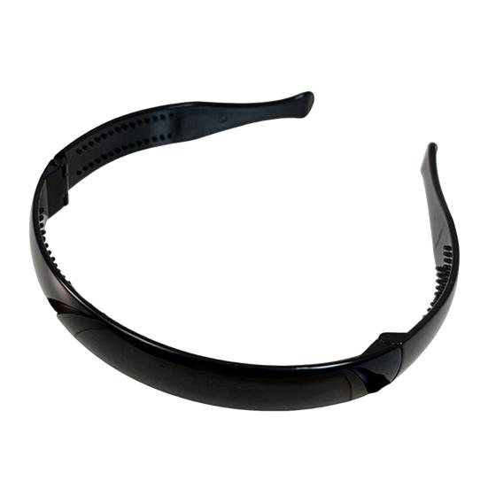 Folding Headband Acrylic No Pressure Anti-Slip Tortoiseshell Pattern Retro Style Adjustable Hair Hoop Hair Accessory чёрный