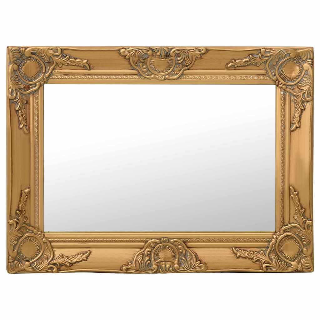 vidaXL Wandspiegel im Barock-Stil 60x40 cm Golden gold