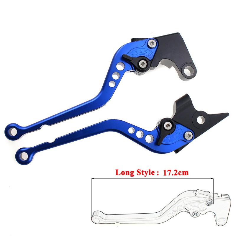 Aluminum Motorcycle Brake Clutch Lever Handle Yamaha Ninja Kawasaki Ducati Suzuki GSX Short Long Style Custom Fit