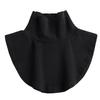 Cuello alto de mujer con cuello falso para camisa Algodón para mujer Cuello falso Color sólido Cubrecuello Blusa Cuellos desmontables