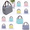Trendy Mini Pu Tote Bag For Women With Cute Cat Pattern And Denim Lining