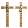 Crucifix Ornament Wood Blessing Gift For Children Easter Baptisms Or Birthday Present Safe and Friendly