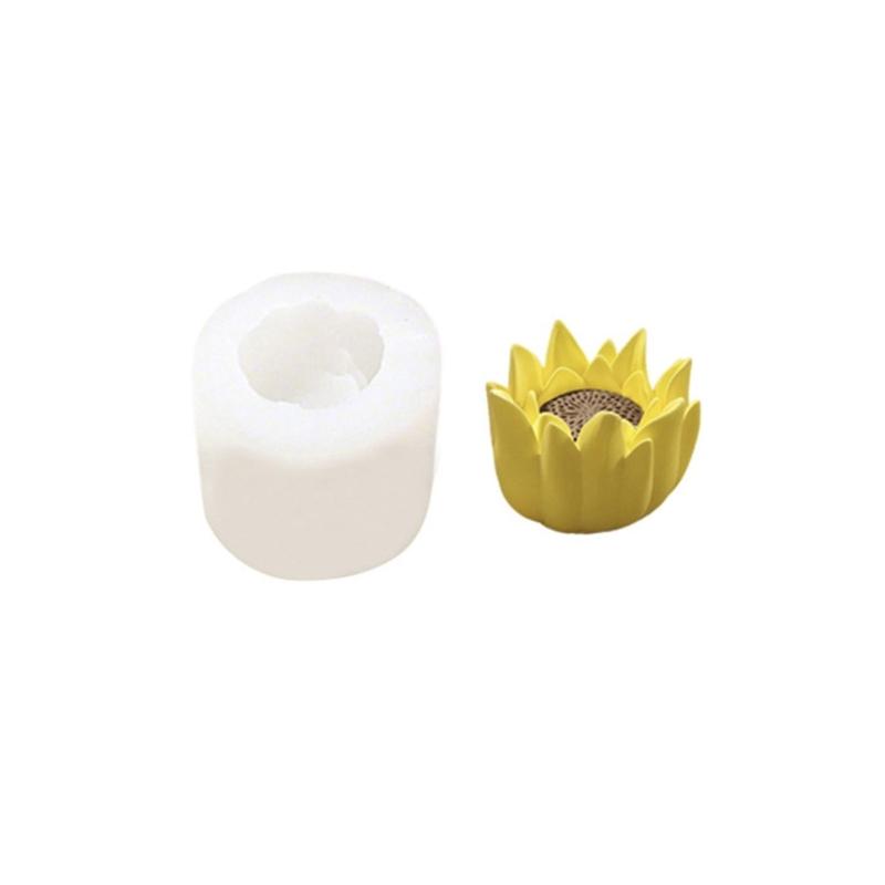 

Flower Silicone Candle Molds for Making Candle Soap Home Decoration Floral Silicones Mould for Chocolate Cake Baking
