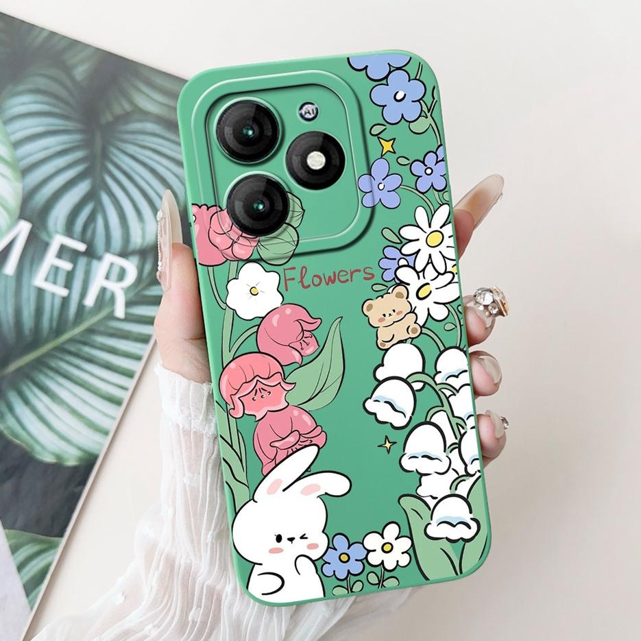 For Itel A70 Case A665L Cute Panda Cartoon Cover Soft Silicone Shockproof Phone Case Fopr Itel A70 A 70 ItelA70 Back Cover Shell