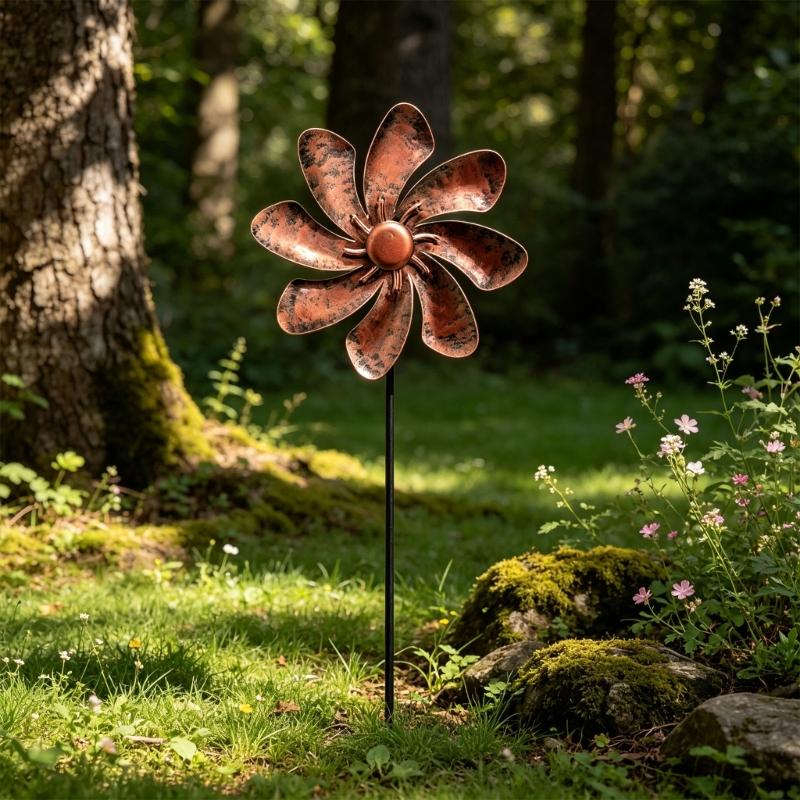 Garden Yard Wheel Stake, Iron Piece for Home Yard Use, Flower Bed Rows, Lawn Line, and Turning Detail Display Use