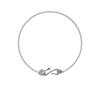 Light Luxury Personality Niche Tide Cool Full Diamond Ring Snake Necklace Neutral Simple Collarbone Neck Chain Fashion Pendant