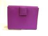 Authentic PRADA Purple Nylon and Leather Bifold Wallet Purse #a744  Refurbished