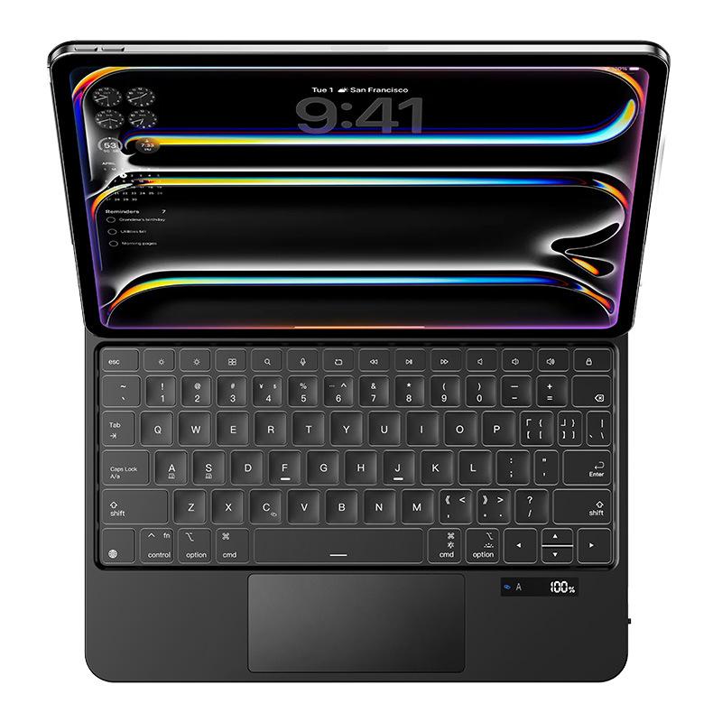 Apple Magic Keyboard Pro for iPad Air 4/5 and Pro 11, 12.9 Magnets, Wireless.