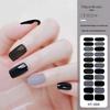 22-Finger Cross-Border Color Block Nail Stickers - No-Bake Gel Full Cover