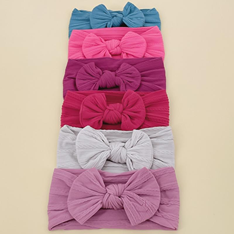 6-Color combination baby headband, fontanelle hat, princess, baby and child cute, no head restraints, bow, baby headband.