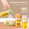 Dual-Purpose Glass Oil Sprayer for Cooking and Barbecue