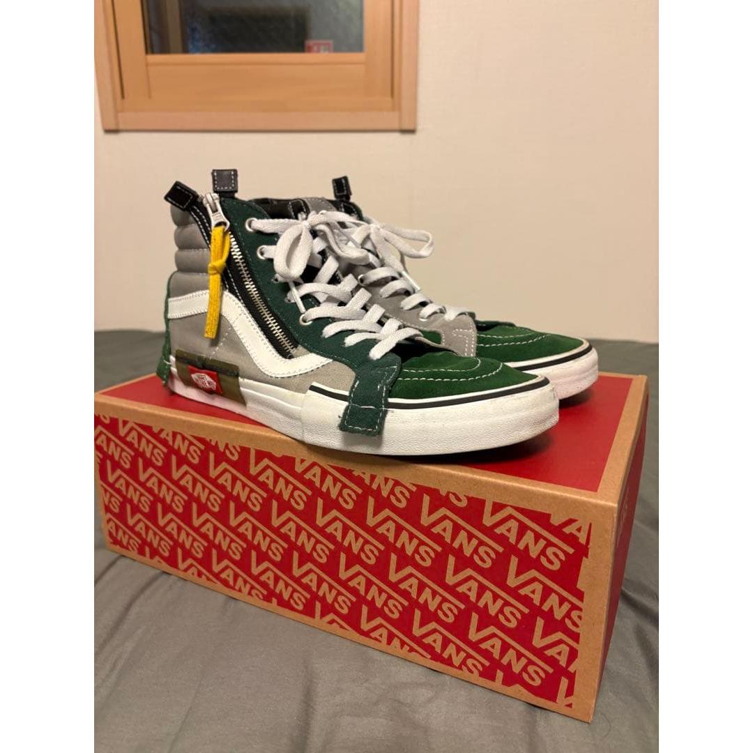 Used VANS Sk8-Hi Reissue Cap Green Grey