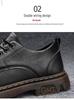 Men's 2023 Autumn Black Casual Retro Leather Shoes – Trendy Non-slip British Style