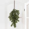1pc Artificial Plant Pine Needle Plastic Christmas Tree Door Hanging Wreath Home Outdoor Garden Wall Diy Wedding Decor Accessory