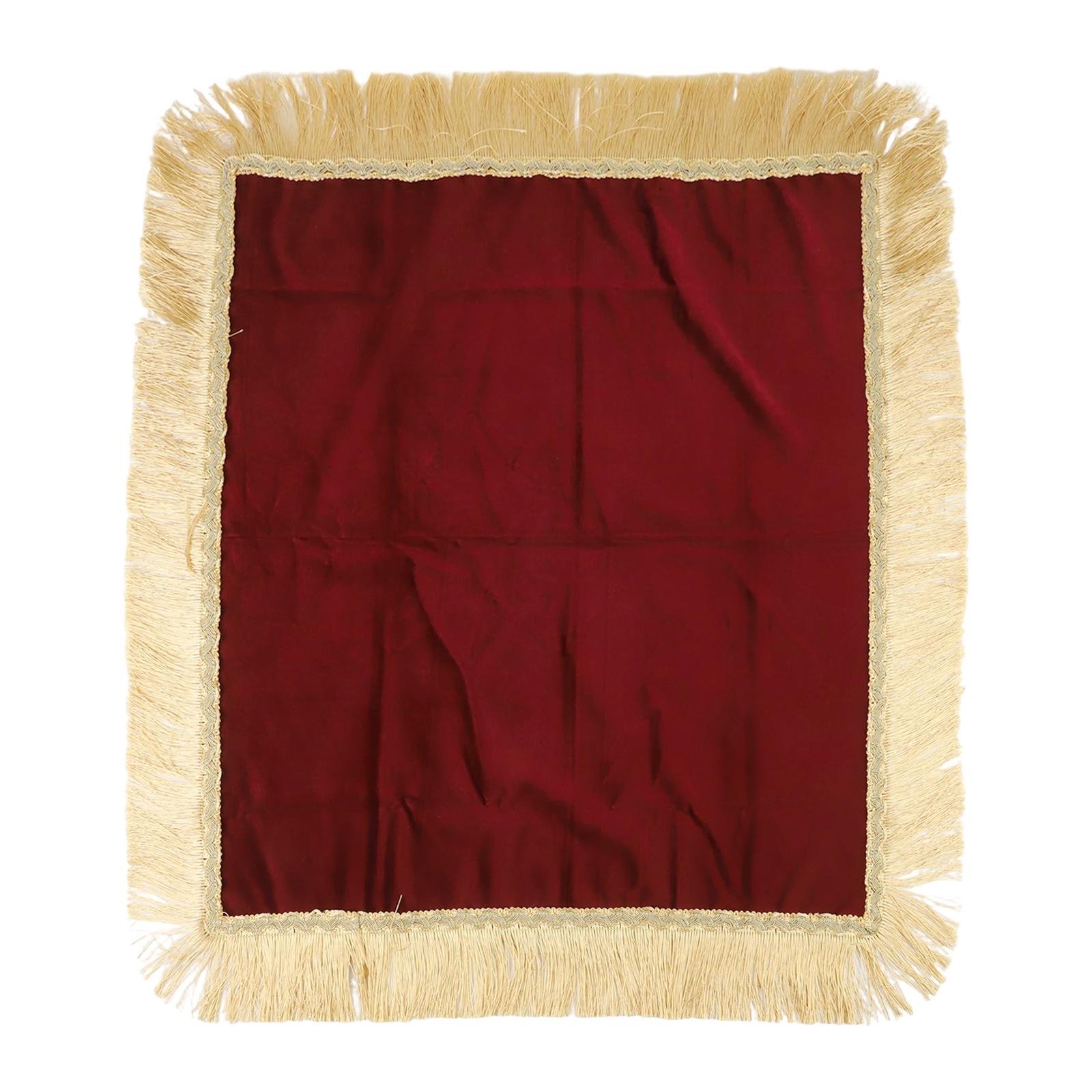 

European Tassel Tablecloth Retro Tablecloth Velvet Table Cover кларет