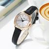 Ladies Small Square Watch Student Retro Temperament Small Plate Niche Belt Quartz Watch