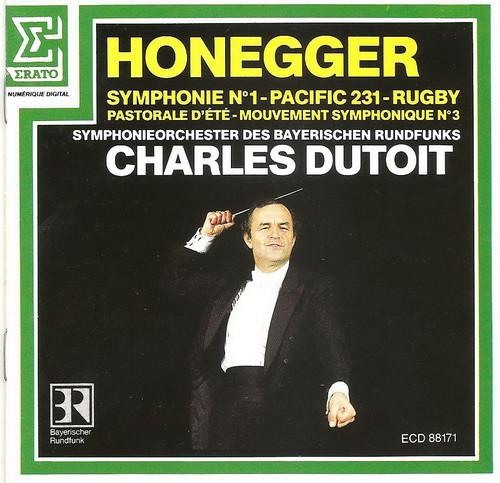

CD ARTHUR HONEGGER, SYMPHONIE-ORCHESTE - Symphonie No 1 - Pacific 231 - Rugb ECD88171 Erato 1986 Japan Classical Used