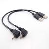 Up Down Left Right Angled 90 Degree Micro USB Male To Male Data Charge Connector Cable Adapter for Tablet Cell Phone