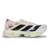 adidas Adizero Adios Pro 4 Slip Resistant Abrasion Resistant Low Top Running Shoes Unisex Black White Yellow Green JR1094(Team80-S-BOX)