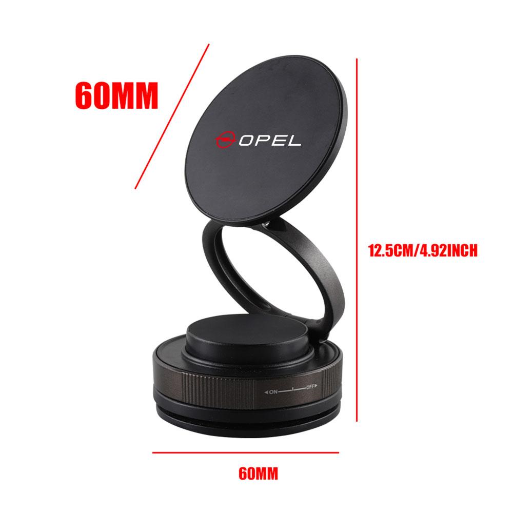 Car Phone qq91 Stand 360 Degree Rotation Magnetic Adsorption Bracket Holder For Opel Mokka Corsa Meriva Zafira J H G Car Wheel Hubcap