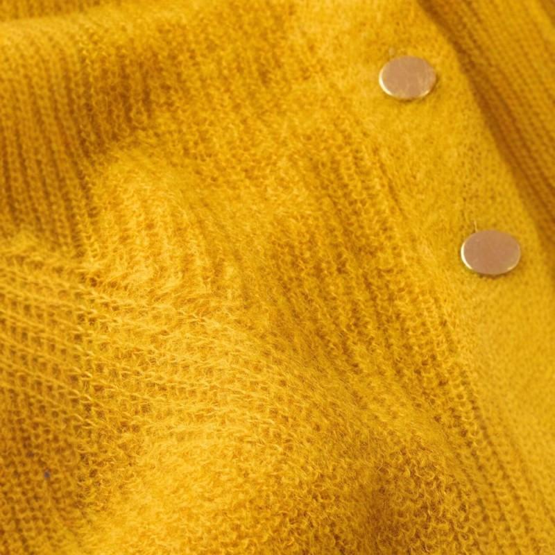 Womens Raglan Sleeve Knit Cardigan Crew Neck Soft Slim Fit Sweater Versatile Warm Outerwear