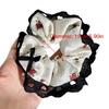Elaborate Lacework Hair Tie for Women Hair Rings Bows Scrunchies Black