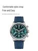 LONGBO Men's Luxury Multifunctional Quartz Watch - Nylon Strap, Waterproof, Hot-Selling
