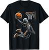 Skeleton Basketball Player Men Boys Scary for Halloween T-Shirt Unisex T-Shirt
