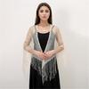 Women's Head Wrap for Weddings and Parties Lightweight and Comfortable Triangle Scarf Fringed Shawl for Travel Parties