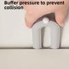 Silicone Door Stop Stoppers Block Doorstops Door Stopper Home Office Adhesive Mute Anti-Shock Door Rear Retainer