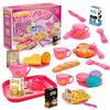 OTONOPI Podwieczorek Zabawka i Jedzenie 33 Udawanie Wewnątrz Edukacyjny Dziewczynki i Urodziny Wejście do Szkoły Zestaw Wieków, Herbata, Deser, Zestaw, Sztuki, Zabawa, Gra,