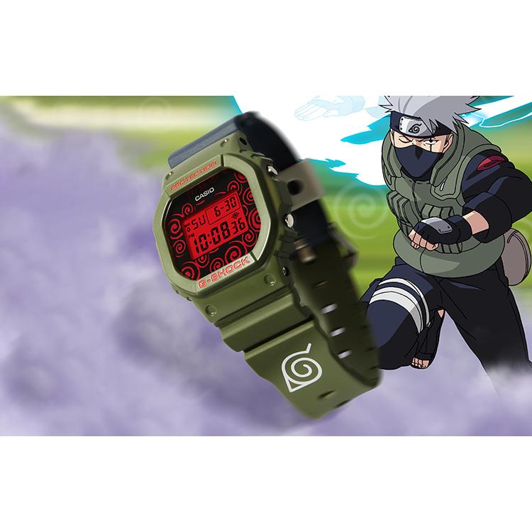 Casio Herren G-SQUAD Serie Rote Uhr DW-5600KAK21-3PFN