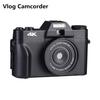 Digital Camera Video Vlog Camcorder Portable Handheld 16X Digital Zoom PX HD NightvisionS Selfie Camera for YouTube 4K