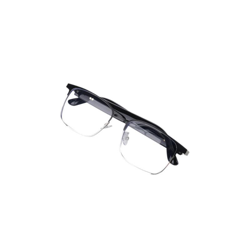 AI Translation Smart Bluetooth Glasses - GS06 Metal Frame with Magnetic Charging, Photochromic Lenses & Stereo Sound
