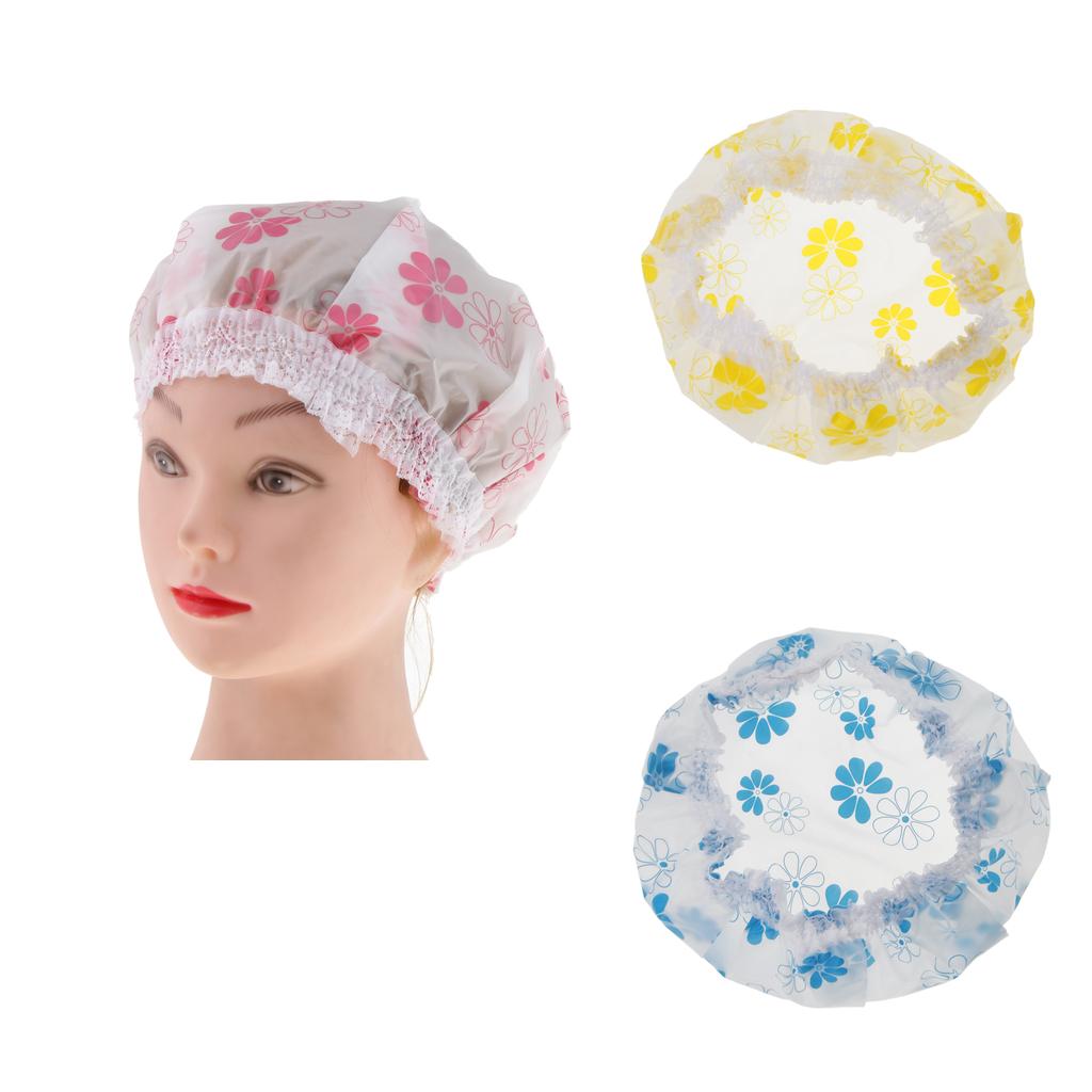 Waterproof Elastic Shower Cap Bath 