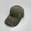 Ripped Wind Embroidery Letters Solid Color Baseball Cap Men'S And Women'S Retro Street Versatile Sunshade Cap