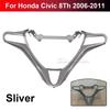 For Honda Civic 8Th 2006-2011 Car Steering Wheel Silver Decorative Strip Interior Decorative Trim 78540-SVA-TXW 78540-SVA-A01