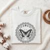 Butterfly Design Shirt Boho Chic Metaphysical Gift Women Tribal Tee Butterfly T-Shirt Bohemian Fan Tribal Tshirt Spiritual Graphic