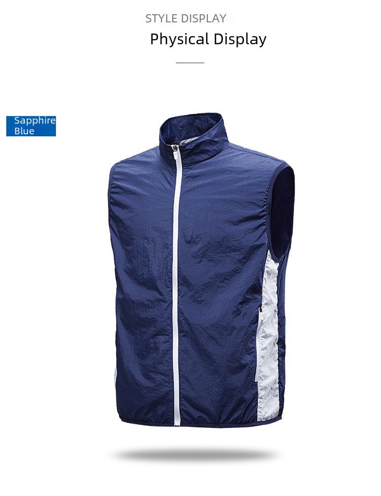 Summer Cooling Suit: High-Tech Fan Vest and Camouflage Fishing Vest for Men