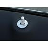 Silver Aluminum Inner Door Lock Down Bolt Ring Trim For Benz C-Class 2015-