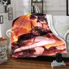 1Pc Genshin Impact Anime Character Blanket Soft Comfortable Polyester Blanket All Season Use Suitable Bedroom Office Outdoor Christmas Gift Choice Pri
