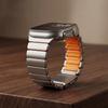 רצועת מתכת טיטניום לשעון Apple Watch Ultra 3 11 10 9 8 7 SE 6 רצועת סיליקון נוזלי מגנטית ל-iWatch 42 מ"מ 44 מ"מ 45 מ"מ 46 מ"מ 49 מ"מ