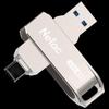 Netac US15 Dual-Interface USB 3.2 Type-C Metal Flash Drive