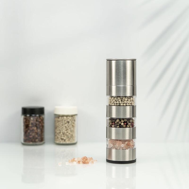 Ru Han Stainless Steel Manual Spice Grinder
